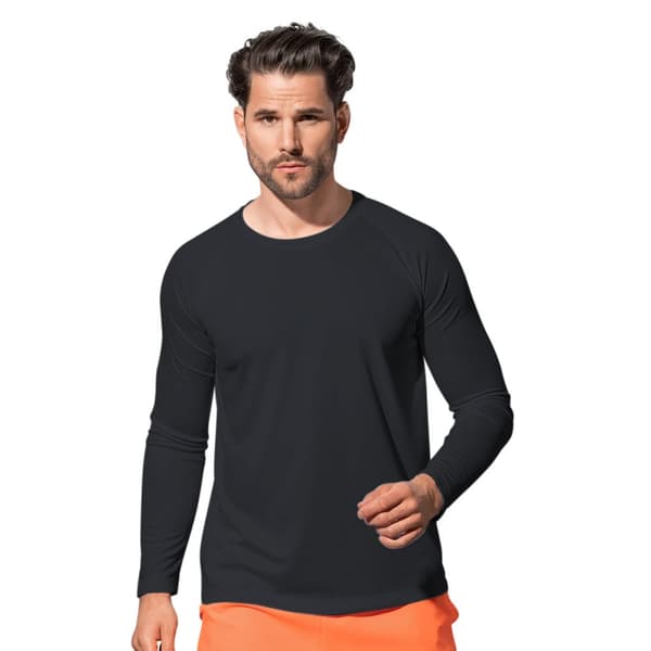 Stedman Mens Active 140 långärmad Tee för män