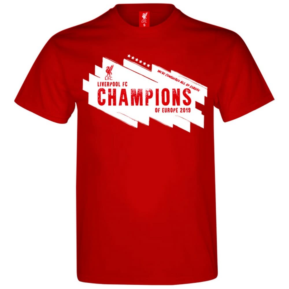 Liverpool FC T-shirt med Champions League-vinnare för män