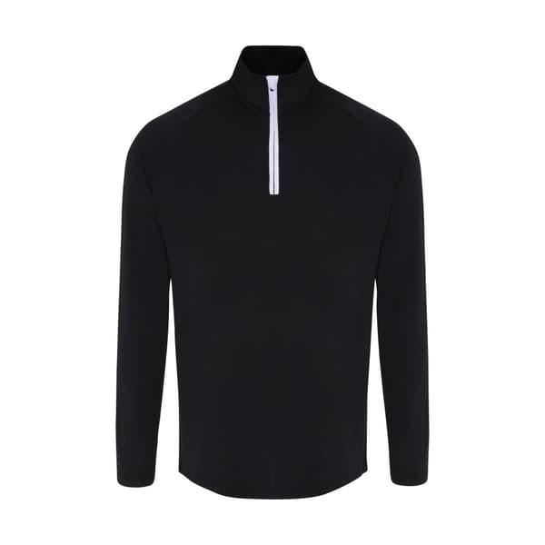 TriDri Mens Long Sleeve Performance Quarter Zip Top