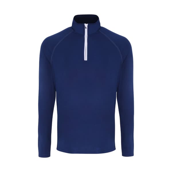 TriDri Mens långärmad Performance Quarter Zip Top