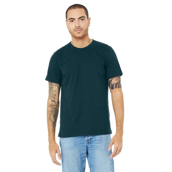 Canvas Unisex Jersey Crew Neck T-Shirt / Kortärmad T-shirt för män