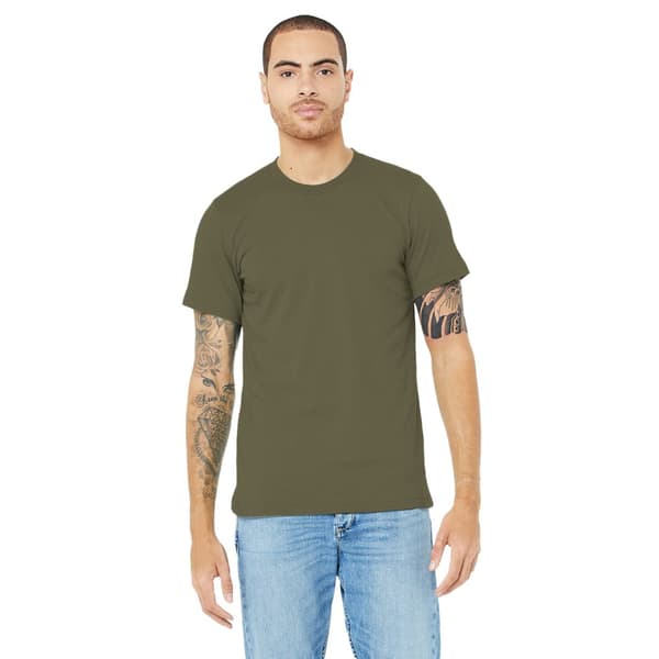 Canvas Unisex Jersey Crew Neck T-Shirt / Kortärmad T-shirt för män