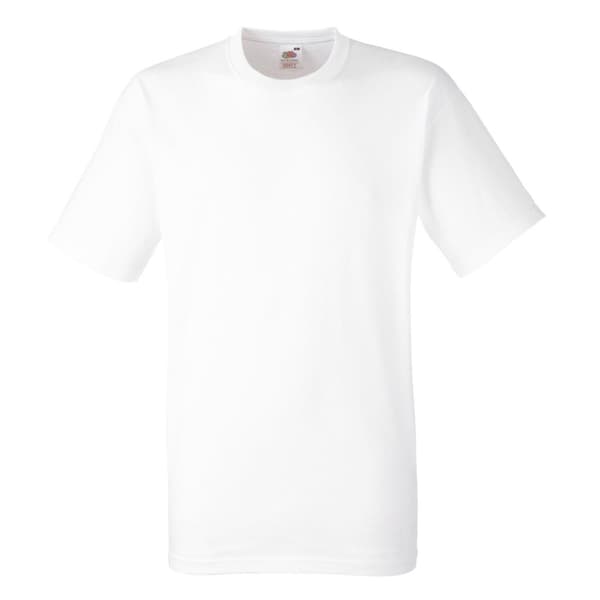 Fruit of the Loom Herre tung Belcoro® bomulds T-shirt med korte ærmer i kraftig vægt
