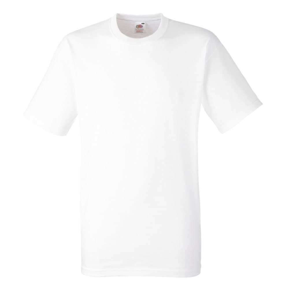 Fruit of the Loom Heavy Weight Belcoro® Cotton Short Sleeve T-Shirt för män med tung vikt