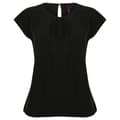 Pikkukuva 1 / 3: Henbury Womens/Ladies Pleat Front Short Sleeve Top