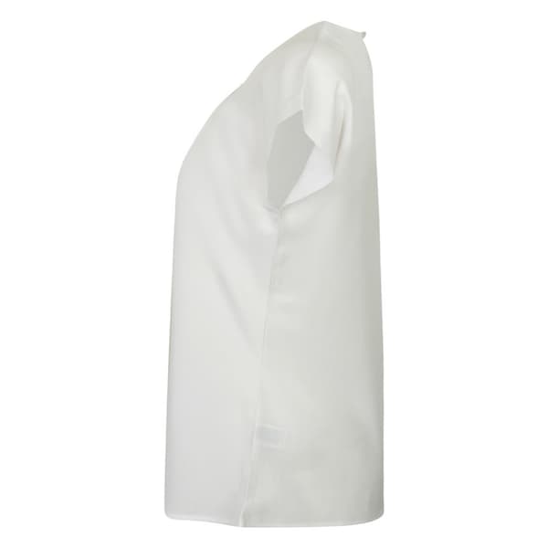 Henbury Womens/Ladies Pleat Front Short Sleeve Top