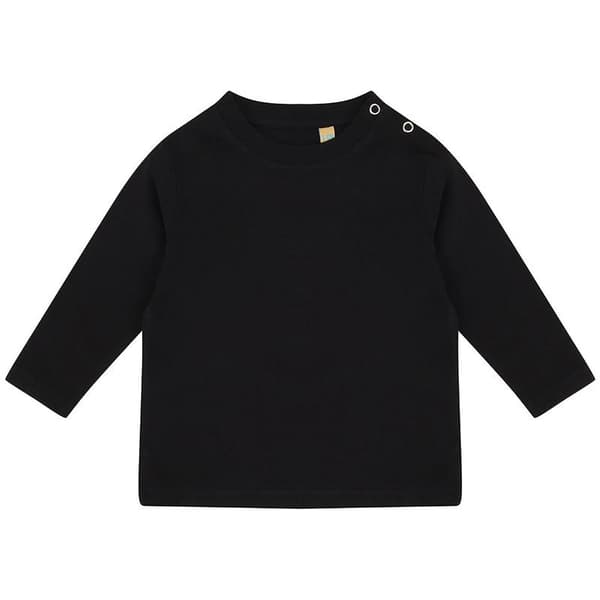 Larkwood Baby Unisex Plain Long Sleeve T-Shirt