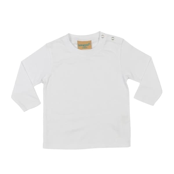 Larkwood Baby Unisex Unisex T-shirt med lange ærmer