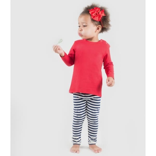 Larkwood Baby Unisex Plain Long Sleeve T-Shirt