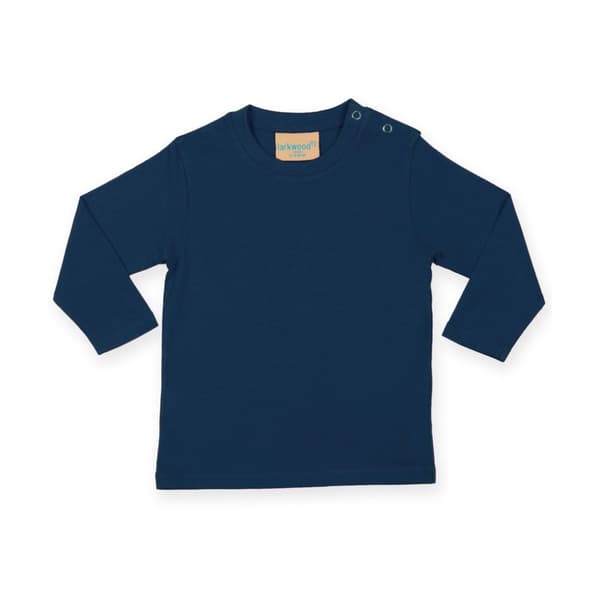 Larkwood Baby Unisex Plain Long Sleeve T-Shirt