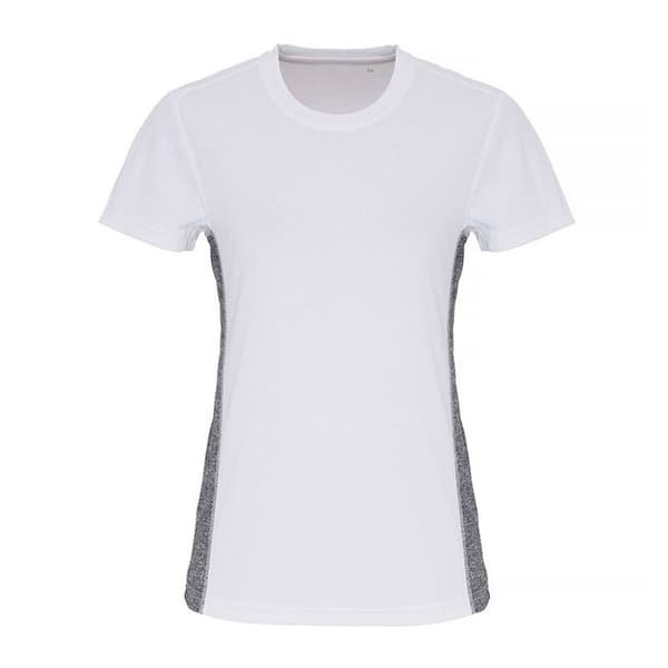 TriDri Kvinnor/Damer Contrast Panel Performance T-Shirt med kontrastpanel