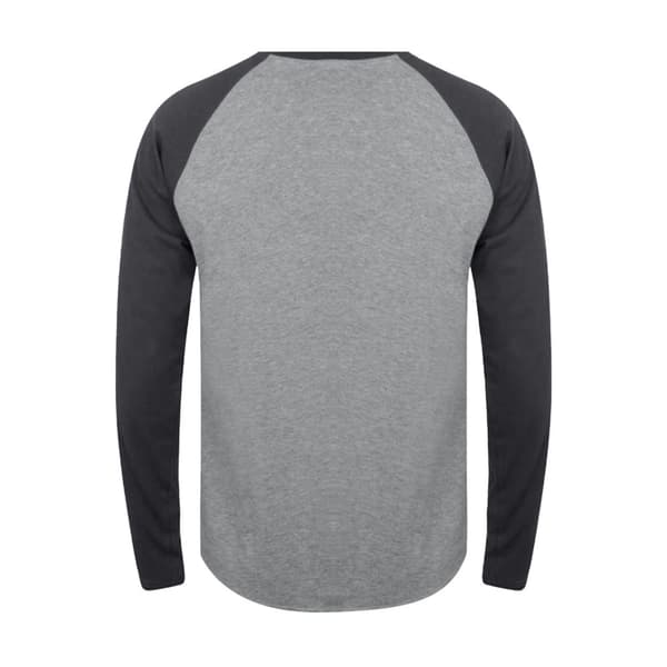 Tee Jays Mens Long Sleeve Baseball T-Shirt