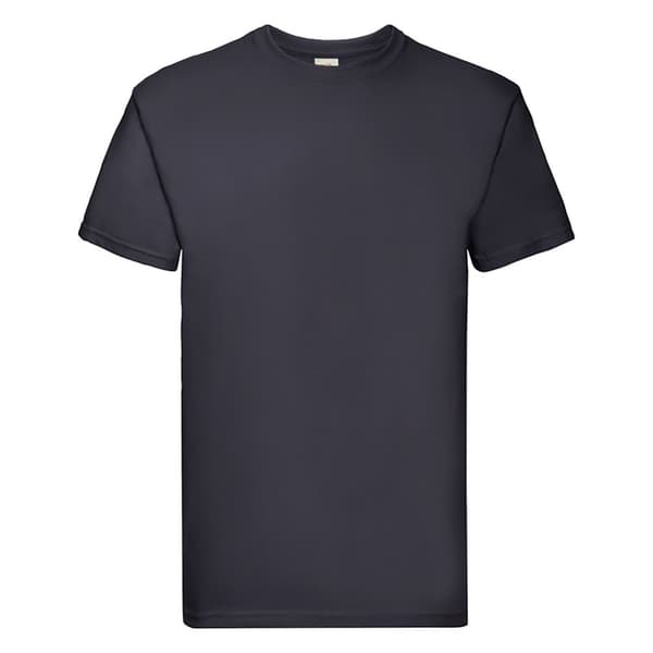 Fruit of the Loom Herre Super Premium kortærmet T-shirt med kort ærme og rund hals