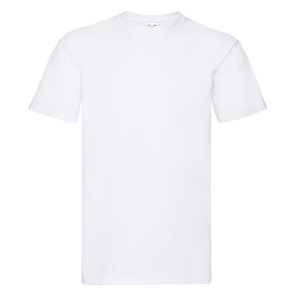 Fruit of the Loom Herre Super Premium kortærmet T-shirt med kort ærme og rund hals