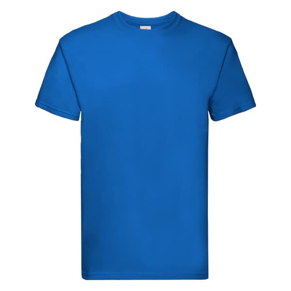 Fruit of the Loom Herre Super Premium kortærmet T-shirt med kort ærme og rund hals