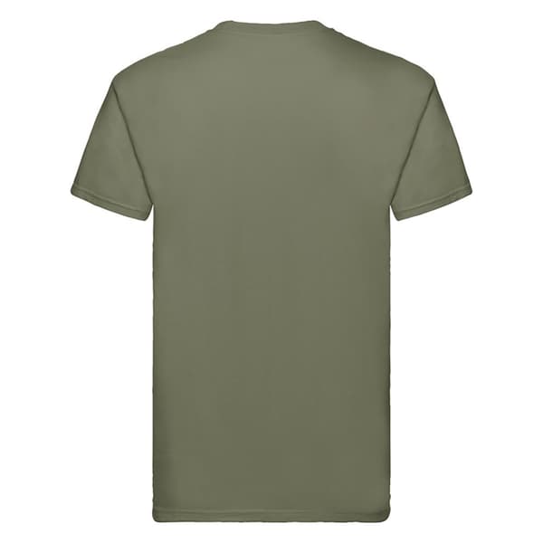 Fruit of the Loom Herre Super Premium kortærmet T-shirt med kort ærme og rund hals