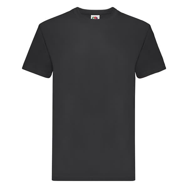 Fruit of the Loom Herre Super Premium kortærmet T-shirt med kort ærme og rund hals