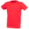 Miniatyrbild 1 av 2: Skinni Fit Män Mens Feel Good Stretch kortärmad T-shirt