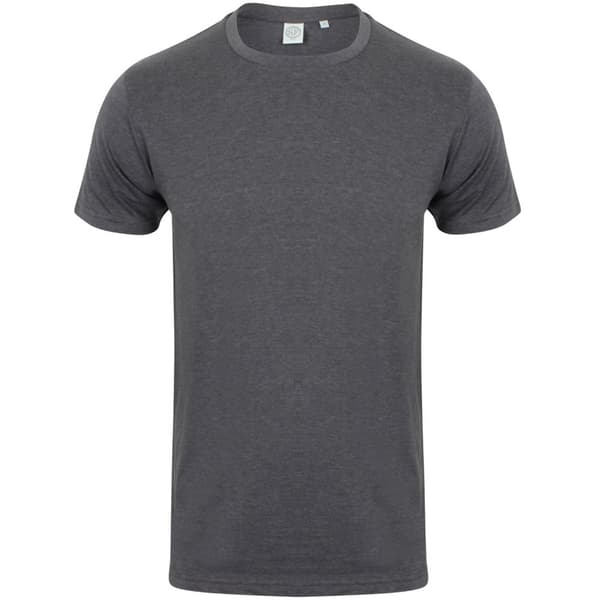 Skinni Fit Män Mens Feel Good Stretch kortärmad T-shirt