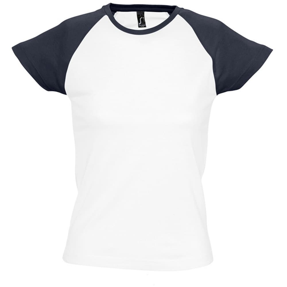 SOLS Womens/Ladies Milky Contrast Short/Sleeve T-Shirt med kort ärm
