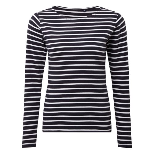 Bild av Asquith & Fox Dam / dam Mariniere Coastal Långärmad T-shirt