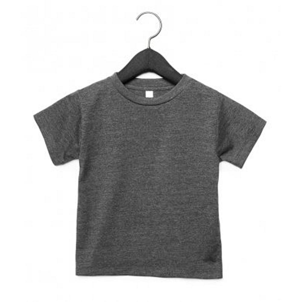 Canvas Unisex T-shirt för barn med halsringning