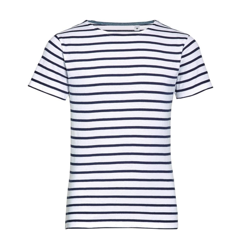SOLS Barn/Kids Miles Randig kortärmad T-shirt med randiga mönster