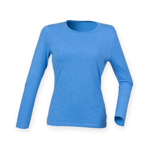 Bild av Skinni Fit Dam / Damer Feel Good Stretch långärmad T-shirt