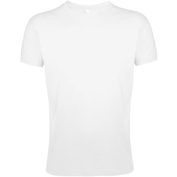SOLS Herre Regent Slim Fit kortærmet T-shirt med kort ærme White L