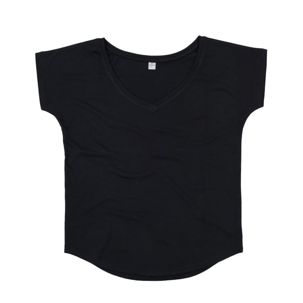 Mantis Kvinnor/Damer Loose Fit V Neck T-Shirt