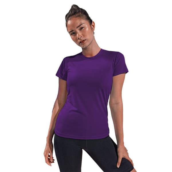 Tri Dri Performance kortärmad T-shirt med kort ärm för kvinnor och damer