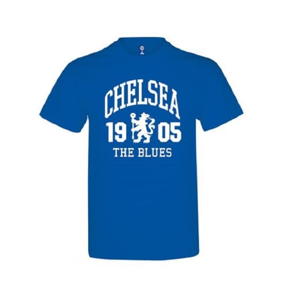 Chelsea Unisex Vuxna T-tröja i kungsblå med The Blues-design