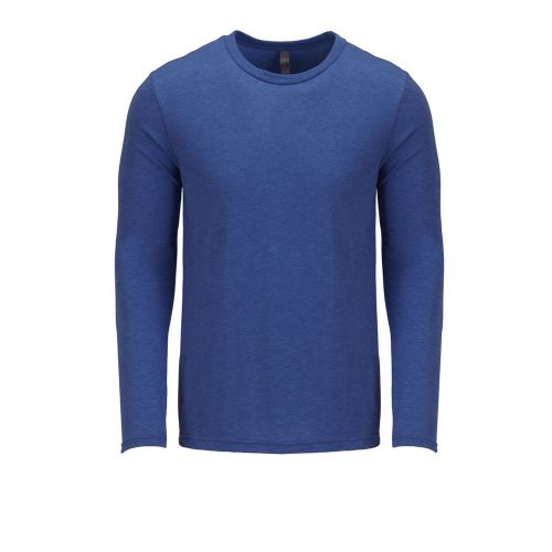 Bild av Next Level Vuxna Unisex långärmad Tri-Blend Crew T-shirt