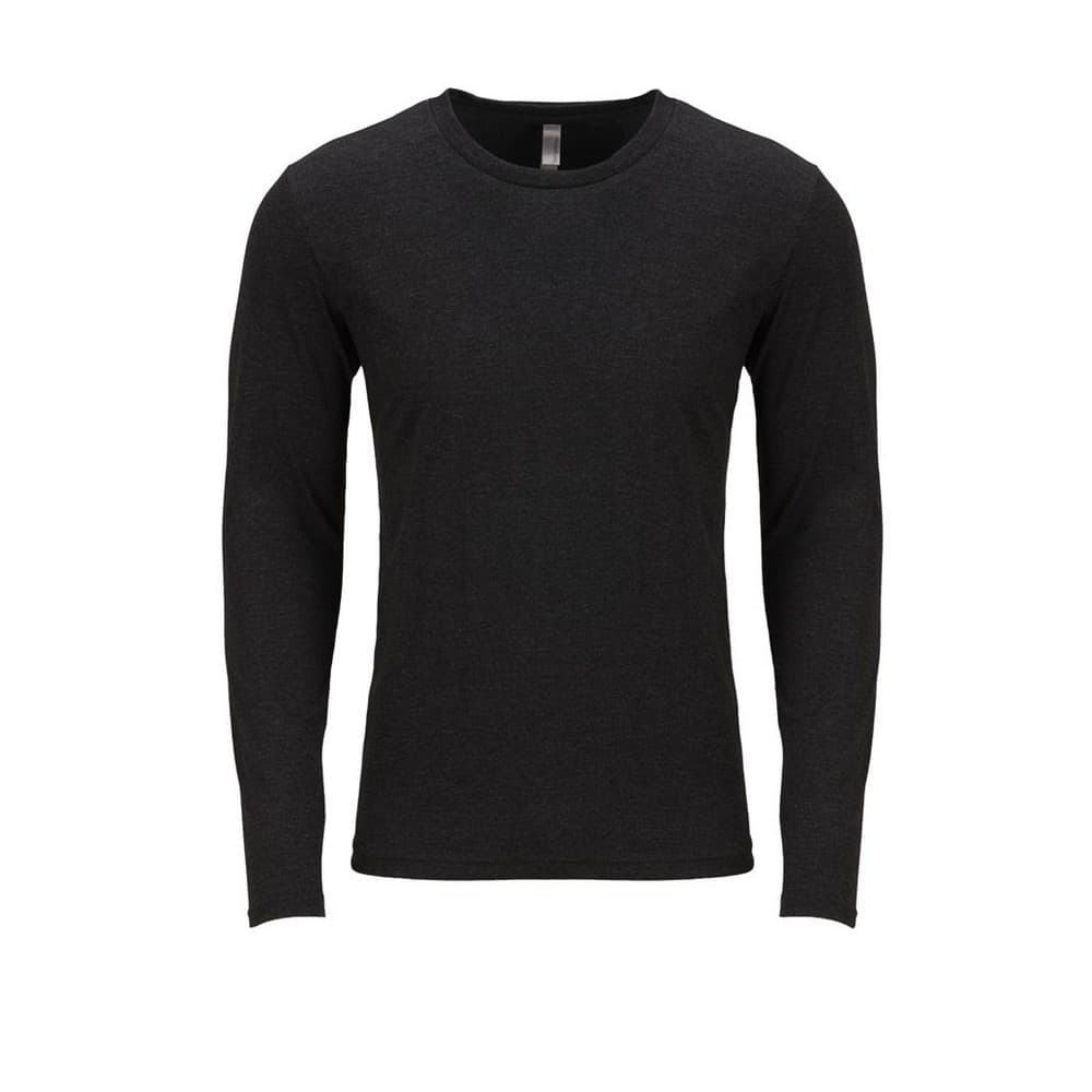 Next Level Vuxna Unisex långärmad tri-blandning Crew T-Shirt med lång ärm