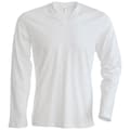 Pikkukuva 1 / 2: Kariban Mens Slim Fit Long Sleeve V Neck T-Shirt