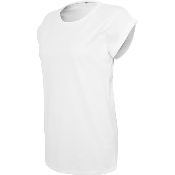 Build Your Brand T-shirt med forlænget skulder til kvinder/damer