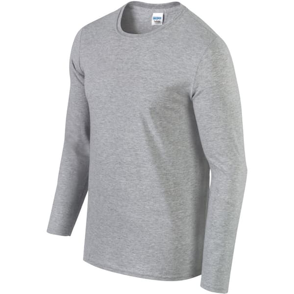 Gildan Mens Soft Style Long Sleeve T-Shirt