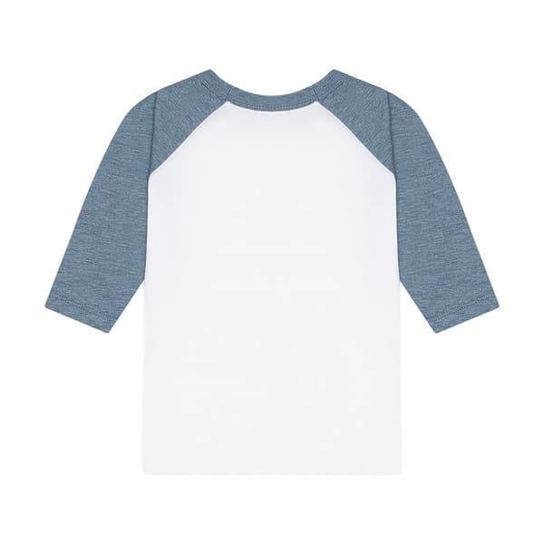 Bella + Canvas Baby Toddler 3/4 Sleeve Baseball Tee