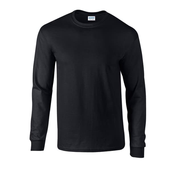 Gildan Hammer skjorte med lange ærmer til mænd Black 4XL