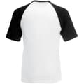 Pikkukuva 2 / 3: Fruit Of The Loom Mens Short Sleeve Baseball T-Shirt