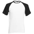 Pikkukuva 1 / 3: Fruit Of The Loom Mens Short Sleeve Baseball T-Shirt