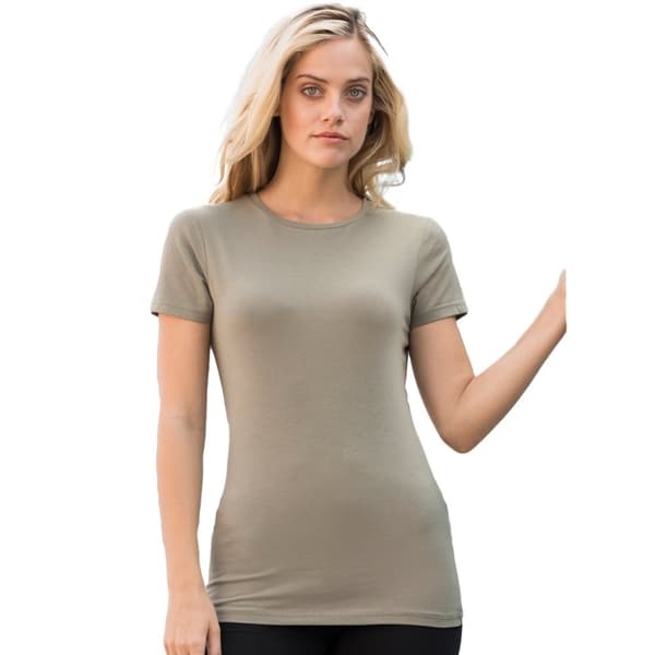 Skinni Fit Womens/Ladies Feel Good Stretch Short Sleeve T-Shirt