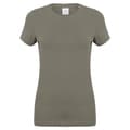 Pikkukuva 1 / 2: Skinni Fit Womens/Ladies Feel Good Stretch Short Sleeve T-Shirt