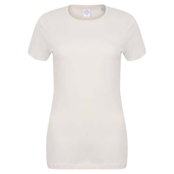 Skinni Fit Womens/Ladies Feel Good Stretch kortärmad T-shirt med kort ärm