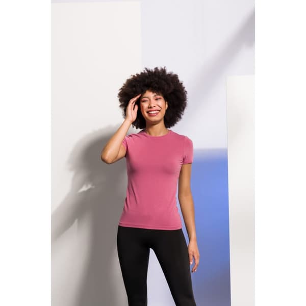 Skinni Fit Dame/kvinde Feel Good Stretch kortærmet T-shirt med korte ærmer