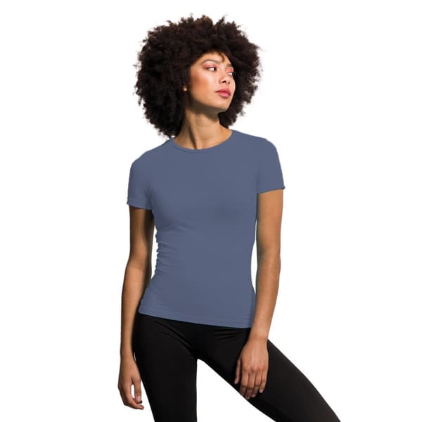 Skinni Fit Dame/kvinde Feel Good Stretch kortærmet T-shirt med korte ærmer
