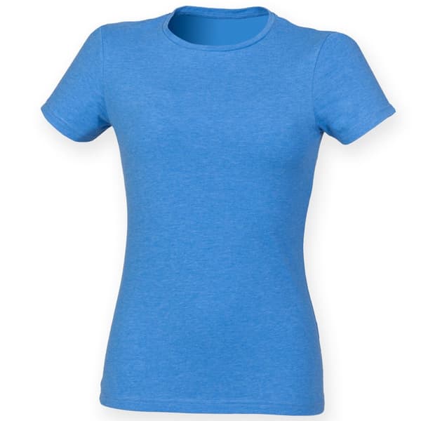Skinni Fit Dame/kvinde Feel Good Stretch kortærmet T-shirt med korte ærmer