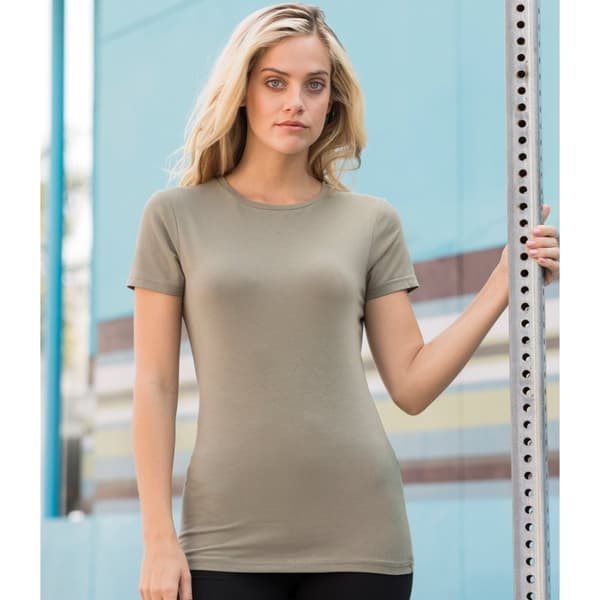 Skinni Fit Womens/Ladies Feel Good Stretch Short Sleeve T-Shirt