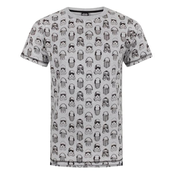 Star Wars Mens The Last Jedi All Over Print T-Shirt