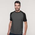 Miniatyrbild 2 av 2: Kariban Kortärmad baseball T-shirt för män
